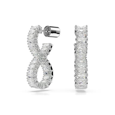 Swarovski 'Hyperbola' Women's Base Metal Drop Earrings - Silver 5684047