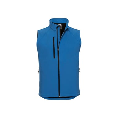 Russell Mens Softshell Gilet (Azure)