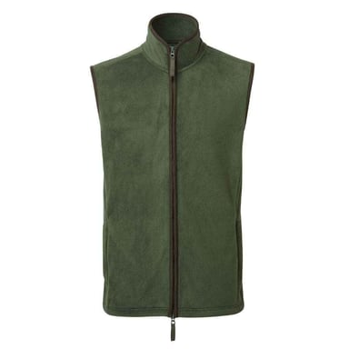 Premier Mens Artisan Fleece Gilet (Moss Green/Brown)