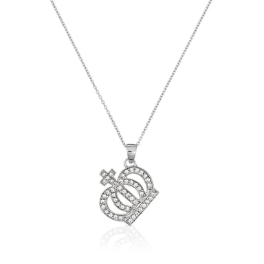 Orphelia Women's 925 Sterling Silver Chain with Pendant - Silver ZH-4358