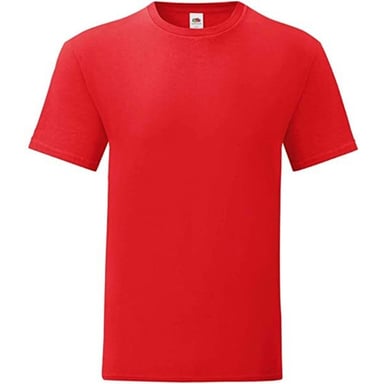 Fruit Of The Loom Mens Iconic 150 T-Shirt (Red)
