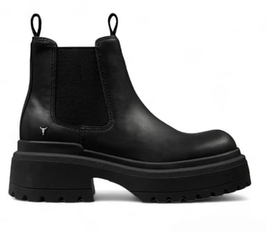 Botas Chelsea de piel gruesa color negro Windsor Smith - Dopamine