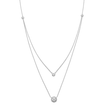 Orphelia Women's 925 Sterling Silver Necklace - Silver ZK-7492