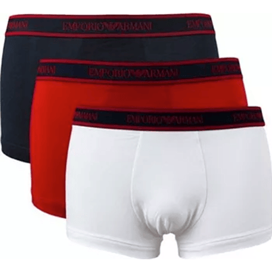 Pack de 3 bóxers Emporio Armani para hombre con logotipo ilimitado