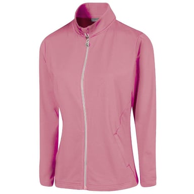 Island Green Womens/Ladies Essential Golf Jacket (Pink)