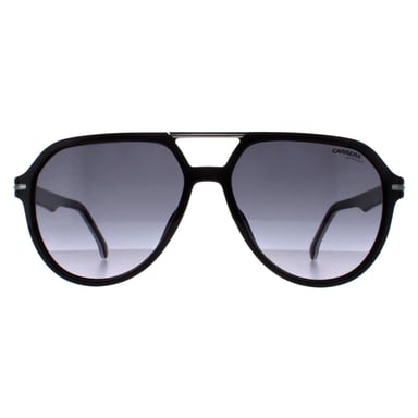 Carrera Aviator Mens Negro Borgoña Gris Gradiente 315/S