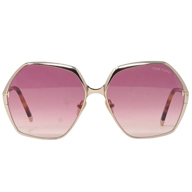 Tom Ford Fonda-02 FT0912 28T Gafas de sol doradas