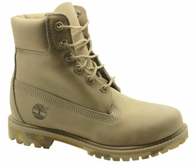 Timberland AF Premium Nubuck de 6 pulgadas CAMO Sole Beige Womens Boots A148U Z11B Z25A