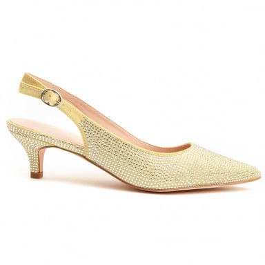 Zapato de tacón Montevita Festshoe5 Amarillo