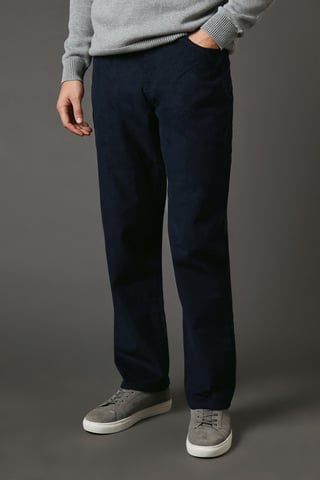 Corduroy Straight Fit 5 Pocket Trouser