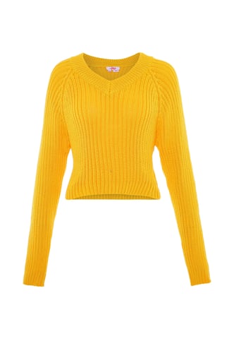 Mymo Pullover women yellow