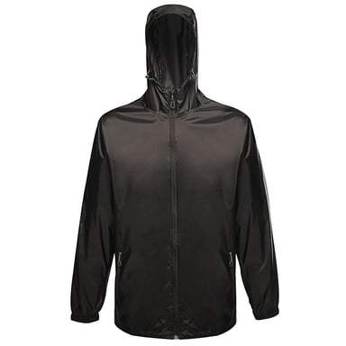Regatta Pro Mens Packaway Waterproof Breathable Jacket (Black)