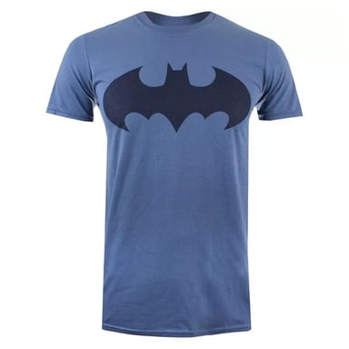Camiseta para hombre DC Comics Mono Batman Logo en azul