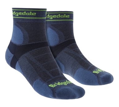 Bridgedale - Calcetines Deportivos Ultraligeros de Merino para Hombre - Azul