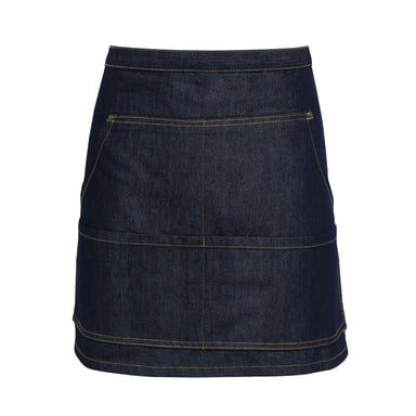 Premier Jeans Stitch Denim Waist Apron (Pack of 2) (Indigo Denim)