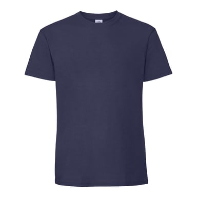 Fruit of the Loom Mens Iconic Premium Ringspun Cotton T-Shirt (Navy Blue)