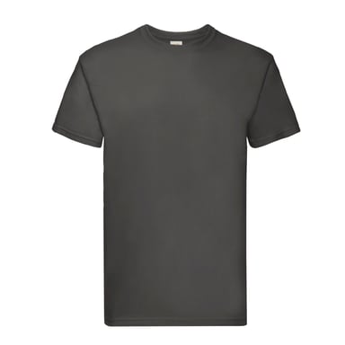 Fruit of the Loom Mens Super Premium T-Shirt (Light Graphite)