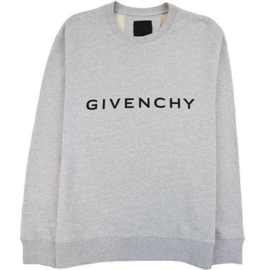 Sudadera de forro polar de corte slim Archetype de Givenchy gris claro
