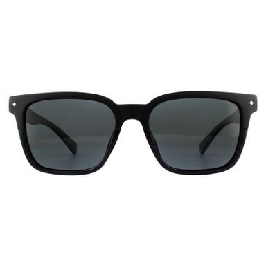 Gafas de sol polarizadas Polaroid Square unisex negro gris