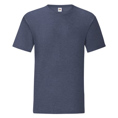 Fruit Of The Loom Mens Iconic T-Shirt (Pack of 5) (Heather Navy)