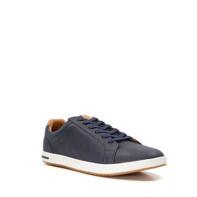 Dune Mens TEZZY Perforated Lace-Up Trainers Tezzy