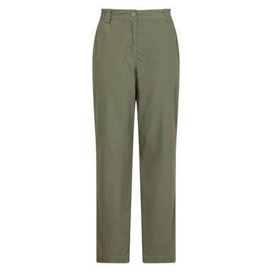 Mountain Warehouse Womens/Ladies Trek II Short Winter Hiking Trousers (Khaki Green)
