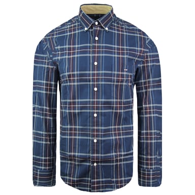 Camisa Oxford azul marino regular para hombre de Eden Park