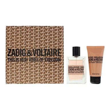 Zadig & Voltaire This Is Her! Vibes Of Freedom Eau de Parfum 50ml + Body Lotion 50ml Gift Set