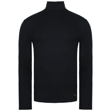 Hom Plain Jersey de golf negro para hombre