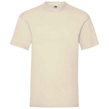 Fruit of the Loom Mens Valueweight T-Shirt (Natural)