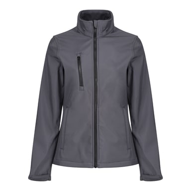 Regatta Womens/Ladies Ablaze 3 Layer Membrane Soft Shell Jacket (Seal Grey/Black)