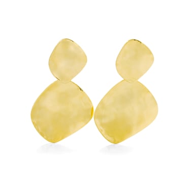 Pendientes Luxenter Hamada acabado Oro Amarillo de 18 Kts