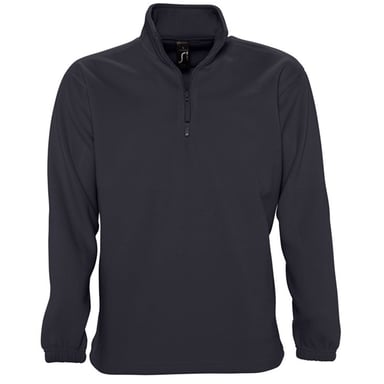 SOLS Ness Unisex Zip Neck Anti-Pill Fleece Top (Charcoal)