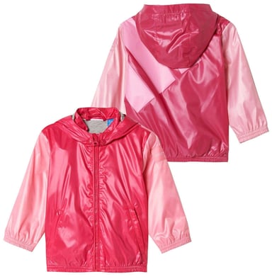Cortavientos con capucha Adidas Originals EQT Kids rosa