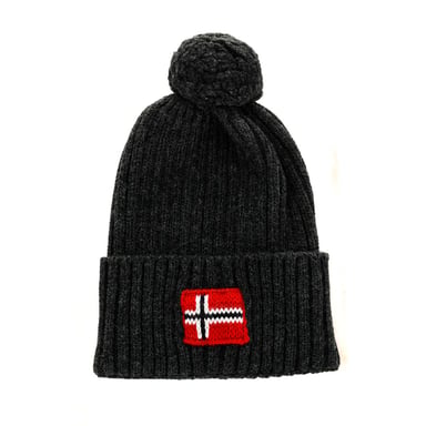 Gorro de punto con pompón en parte superior NP0A4GBV hombre