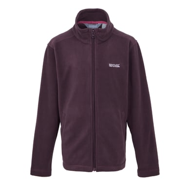 Regatta Great Outdoors Childrens/Kids King II Lightweight Full Zip Fleece Jacket (Deep Plum)