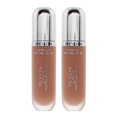 Revlon Ultra HD Mettalic Matte 715 Glow Lip Color 5.9ml x 2