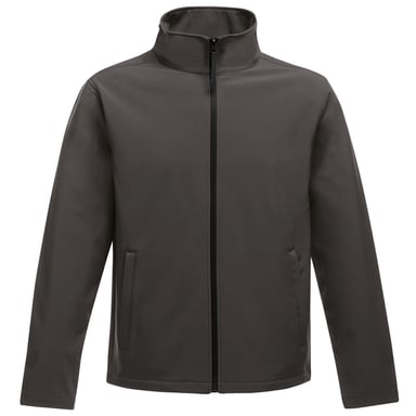 Regatta Standout Mens Ablaze Printable Softshell Jacket (Seal/Black)