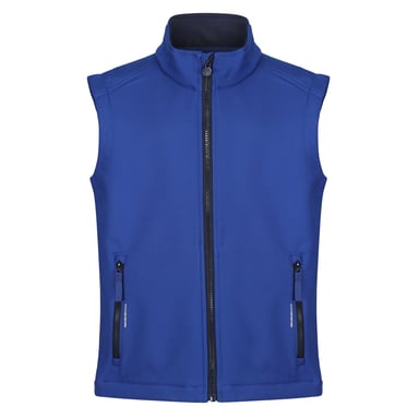 Regatta Childrens/Kids Ablaze Softshell Reflective Gilet (New Royal/Navy)