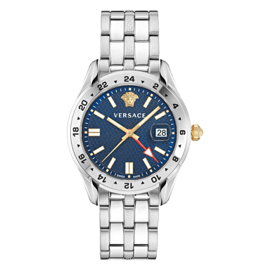 Reloj de Hombre Versace Greca Time GMT Plata VE7C00523