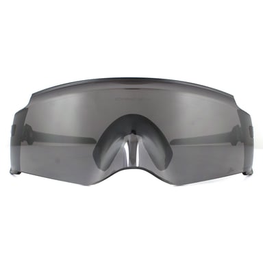 Gafas de sol Oakley Wrap para hombres en negro pulido con lentes Prizm Black