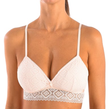Sujetador bralette de encaje sin aros Kim mujer