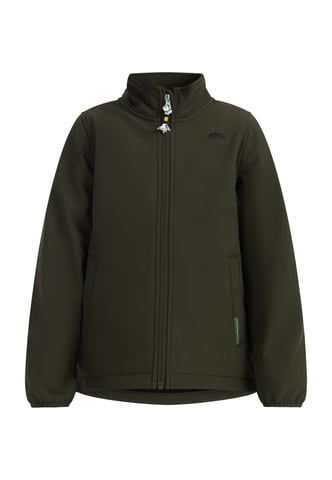 Schmuddelwedda softshell jacket Girls dark olive