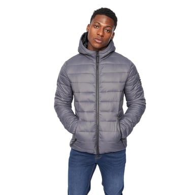 Crosshatch Mens Gattering Jacket (Charcoal)