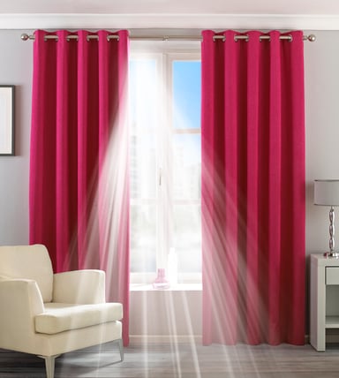 Cortinas Ojeras Opacas Twilight en Rosa