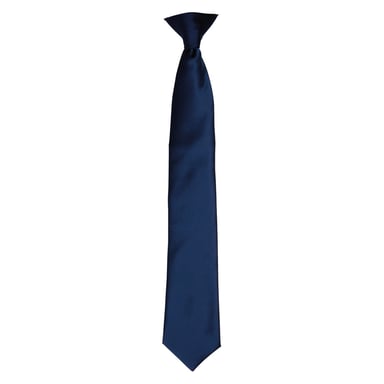 Premier Unisex Adult Satin Tie (Navy)