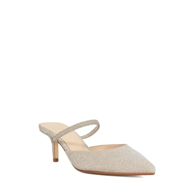 Dune Ladies Cescas - Pointed Toe Elastic Strap Kitten Heel Mules