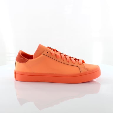 Adidas Court Vantage Mens de cuero naranja