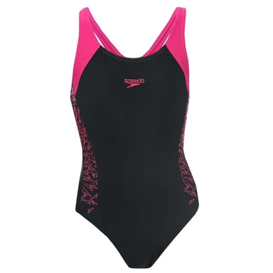 Speedo Boom Splice Muscleback Black Red Junior Tuit 8 10844b344