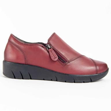 Purapiel Mocasin Ailina2 Burdeos